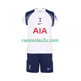 Camisolas de futebol Tottenham Hotspur Criança Equipamento Principal 2025/26 Manga Curta